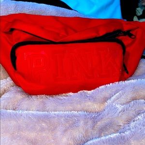pink vs red fanny pack